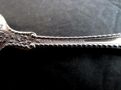 Antique Sterling Silver Teaspoon, Gorham, Cambrige Pattern