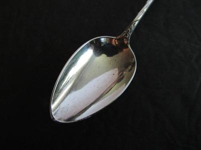 Antique 800 Silver Teaspoon, Martin Mayer