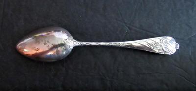 Antique 800 Silver Teaspoon, Martin Mayer