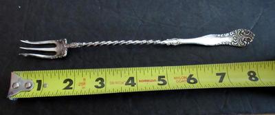 Antique Wm Rogers Silverplate Pickle Fork