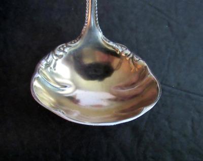 Antique Silverplate Ladle, Birely & Son, Pattern Unknown