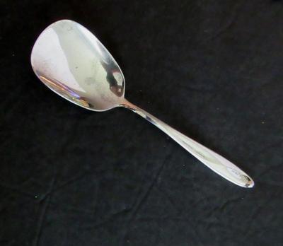 2 Antique Serving Spoons, Stratford Silver Co Lilyta Large Serving Spoon, And Other
