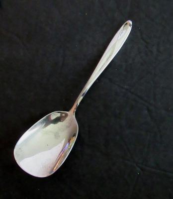 5" Vintage Reed and Barton Sterling Silver Sugar Spoon, Silver Sculpture Pattern