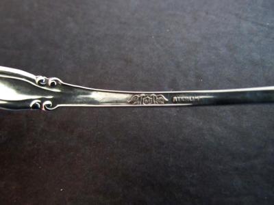 Antique Sterling Silver Ladle, Manchester Silver Co, Pattern Unknown
