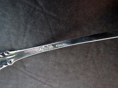 Antique Sterling Silver Ladle, Manchester Silver Co, Pattern Unknown