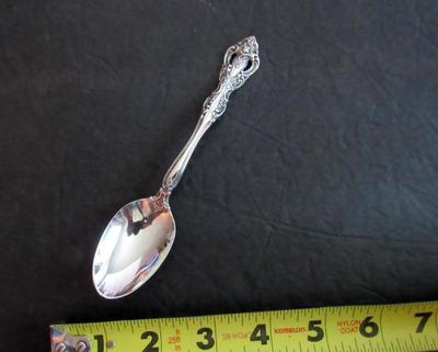 Vintage Oneida Sterling Silver Teaspoon, Michelangelo Pattern