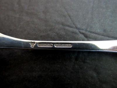 Beautiful Lunt Sterling Silver Dinner Fork, Monticello Pattern