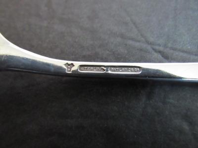 Beautiful Lunt Sterling Silver Dinner Fork, Monticello Pattern
