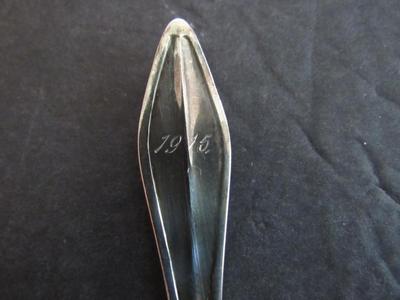 Antique Towle Sterling Large Long Salad or Cold Meat Fork, Mary Chilton Pattern