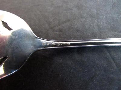 Antique Towle Sterling Large Long Salad or Cold Meat Fork, Mary Chilton Pattern
