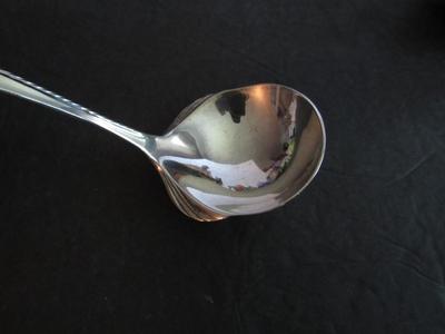 Fabulous Vintage Wallace Sterling Silver Ladle, Orchid Elegance Pattern