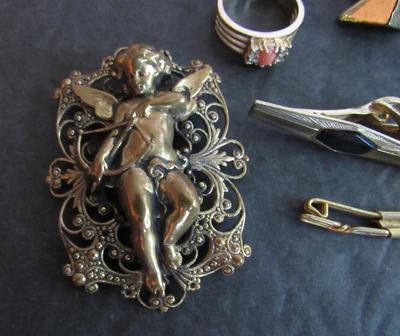 Misc Goldtone Costume Jewelry Lot