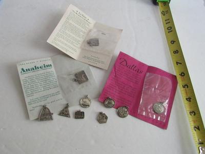 Lot of 1990s GCSAA Commemorative Charms, USA Cities