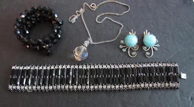 Misc Jewelry Lot, Bracelets, Earrings, Necklace, Read Description