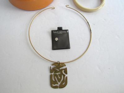 Misc Jewelry, Most From the 1970s, Hand Made Brass Necklace and More