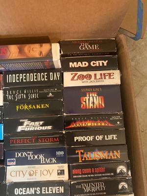 HOURS OF MOVIES WATCHING ENTERTAINMENT, OVER 75+ MOVIES ON VHS