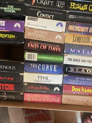 HOURS OF MOVIES WATCHING ENTERTAINMENT, OVER 75+ MOVIES ON VHS