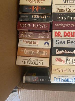 EVEN MORE FULFILLING HOURS OF MOVIE WATCHING! 75+ VHS TAPES