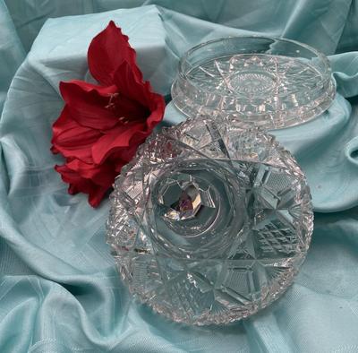 Vintage Crystal Candy Dish