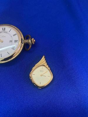 BEAUTIFUL SEIKO PENDANT WATCH AND CALIBRI POCKET WATCH