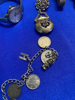 A BOX OF GOOD WATCHES AND OTHER JEWELRY