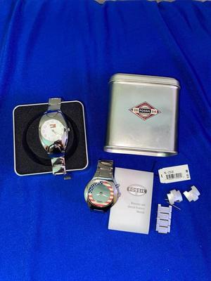 2 MENS WATCHES TOMMY HILLFIGER AND FOSSIL