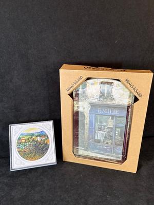 Lot 8. Ceramic Memo Board & Coasters