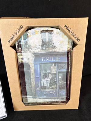 Lot 8. Ceramic Memo Board & Coasters