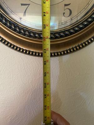 2 PICTURES AND A WALL CLOCK