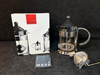 Lot 18. Glass French Press