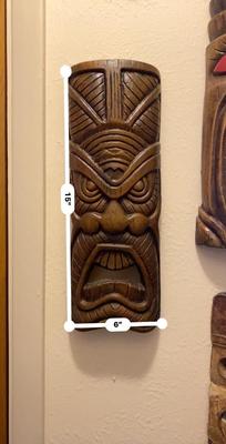 TRIBAL MASK WALL ART