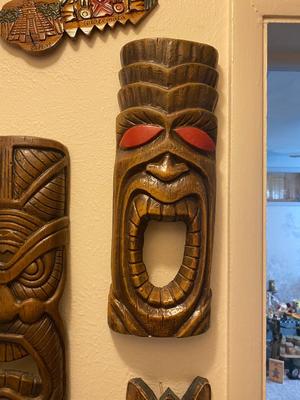 TRIBAL MASK WALL ART