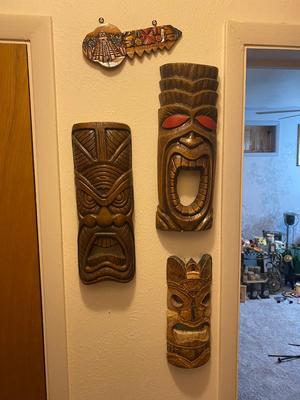 TRIBAL MASK WALL ART
