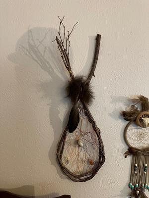 DREAM CATCHERS AND OTHER NATIVE AMERICAN INSPIRED PIECES