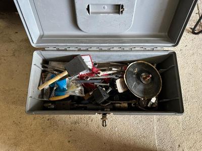 TOOL BOX, MINI CABLE WINCH PULLER, RATCHET STRAPS AND MORE