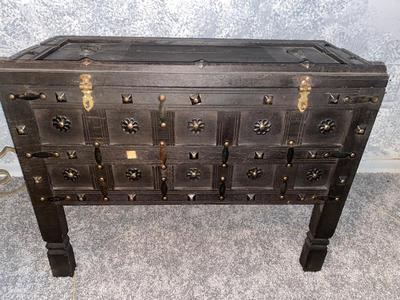 RUSTIC LOOKING CHEST WITH LEGS