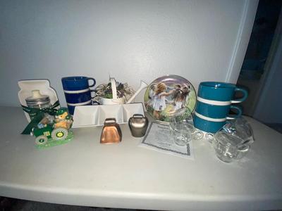 THE COUNTRY CALF COLLECTIBLE PLATE, MASON JAR HONEY POT, BOSTON WAREHOUSE CUPS AND MUCH MORE!