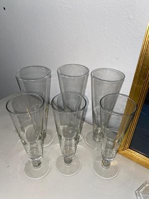 NEAT SHIP PAINTING, COCKTAIL AND WINE GLASSES & MORE