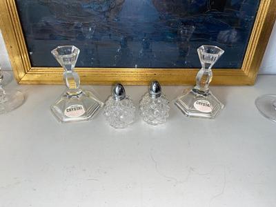 NEAT SHIP PAINTING, COCKTAIL AND WINE GLASSES & MORE