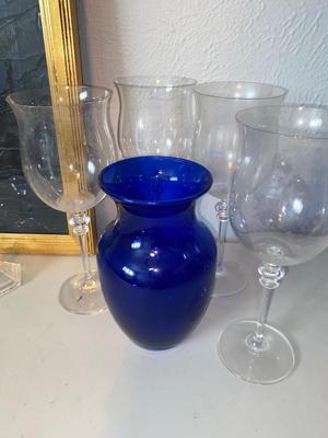 NEAT SHIP PAINTING, COCKTAIL AND WINE GLASSES & MORE