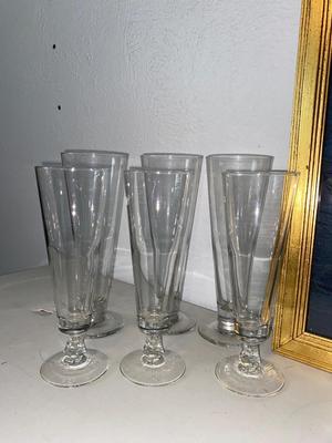 NEAT SHIP PAINTING, COCKTAIL AND WINE GLASSES & MORE