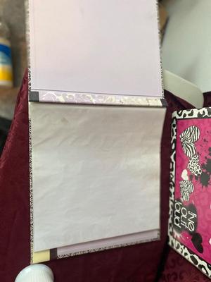 PICTURE FRAMES-SCRAP BOOKS AND VASES