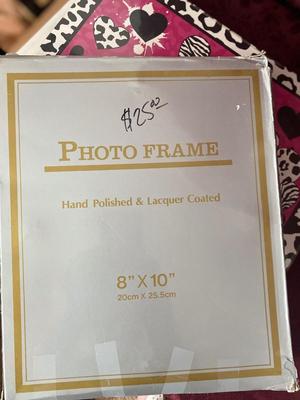 PICTURE FRAMES-SCRAP BOOKS AND VASES