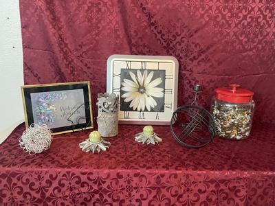 WALL CLOCK AND OTHER HOME DECOR