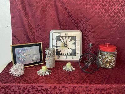 WALL CLOCK AND OTHER HOME DECOR