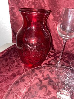 MIKASA GLASS BASKET, CANDLES, VINTAGE GLASS ITEMS AND MORE
