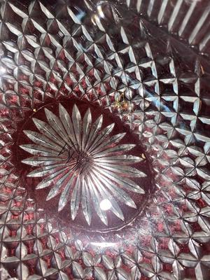 MIKASA GLASS BASKET, CANDLES, VINTAGE GLASS ITEMS AND MORE