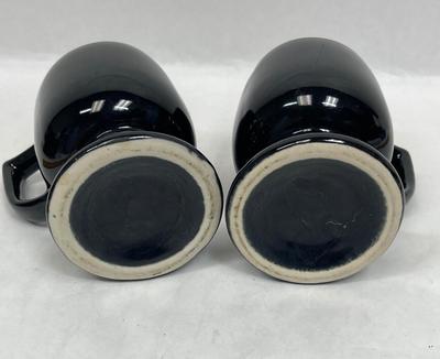 Pair of Ceramic MCM Pedestal-style Coffee Cups