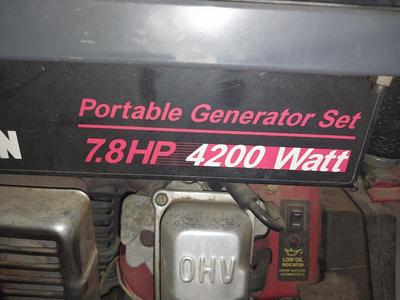 CRAFTSMAN PORTABLE GENERATOR