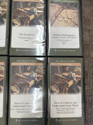 The Great Courses Music themed lot
